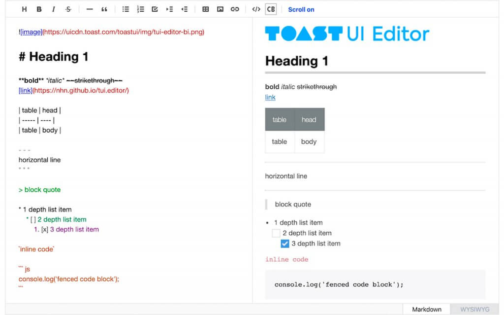 implementing a js markdown editor into your application